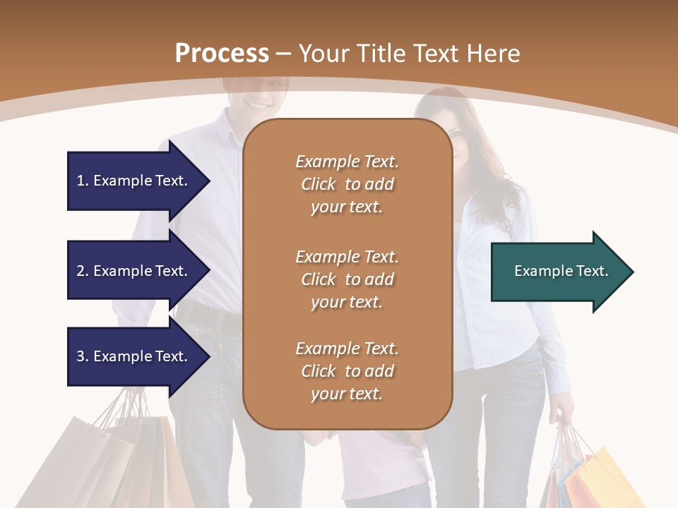 Spending Fashion Shopper PowerPoint Template