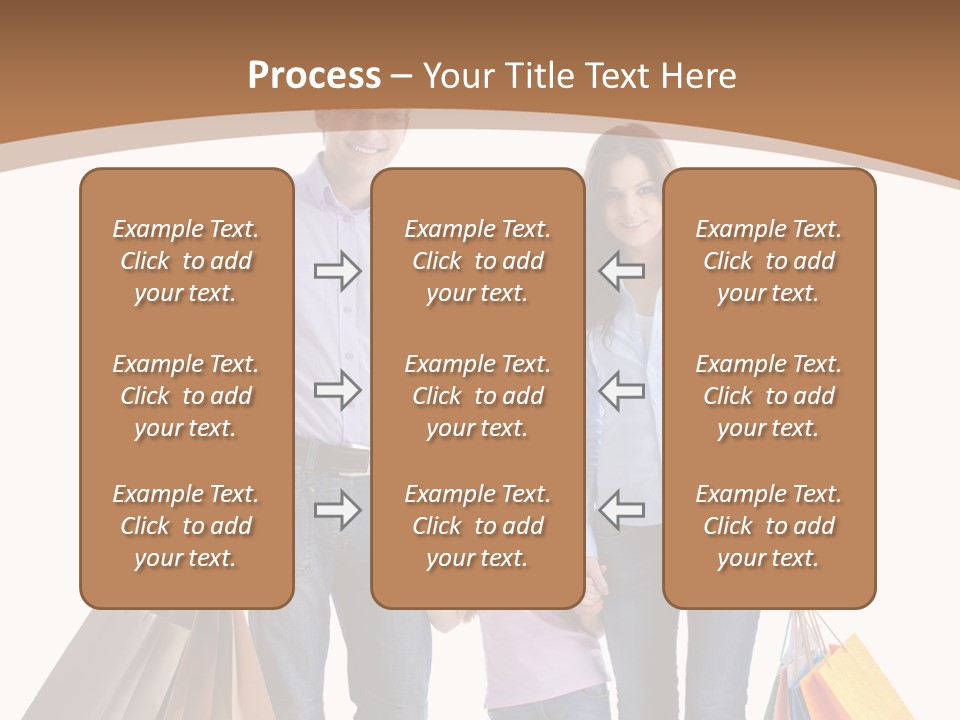 Spending Fashion Shopper PowerPoint Template