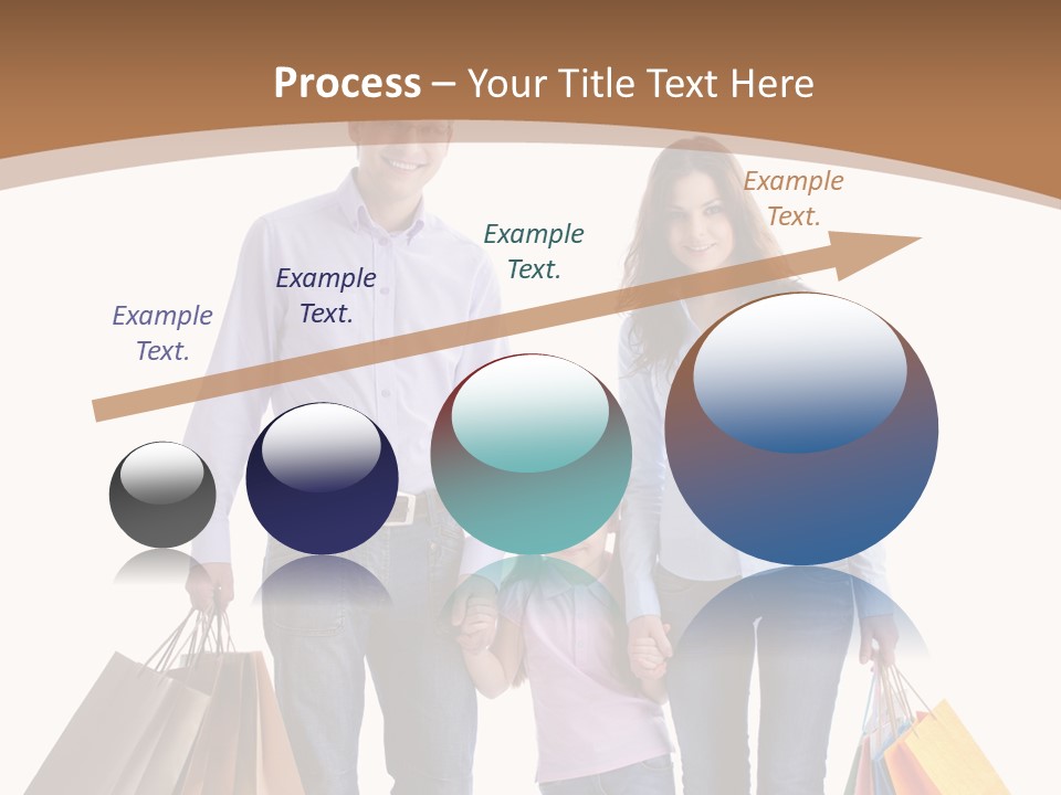 Spending Fashion Shopper PowerPoint Template