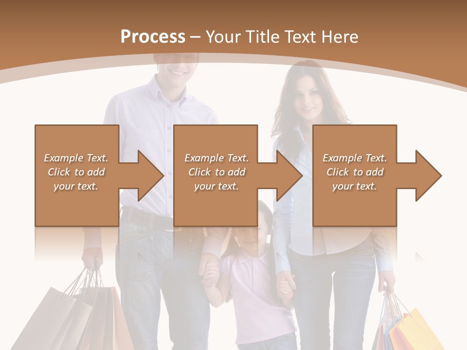 Spending Fashion Shopper PowerPoint Template