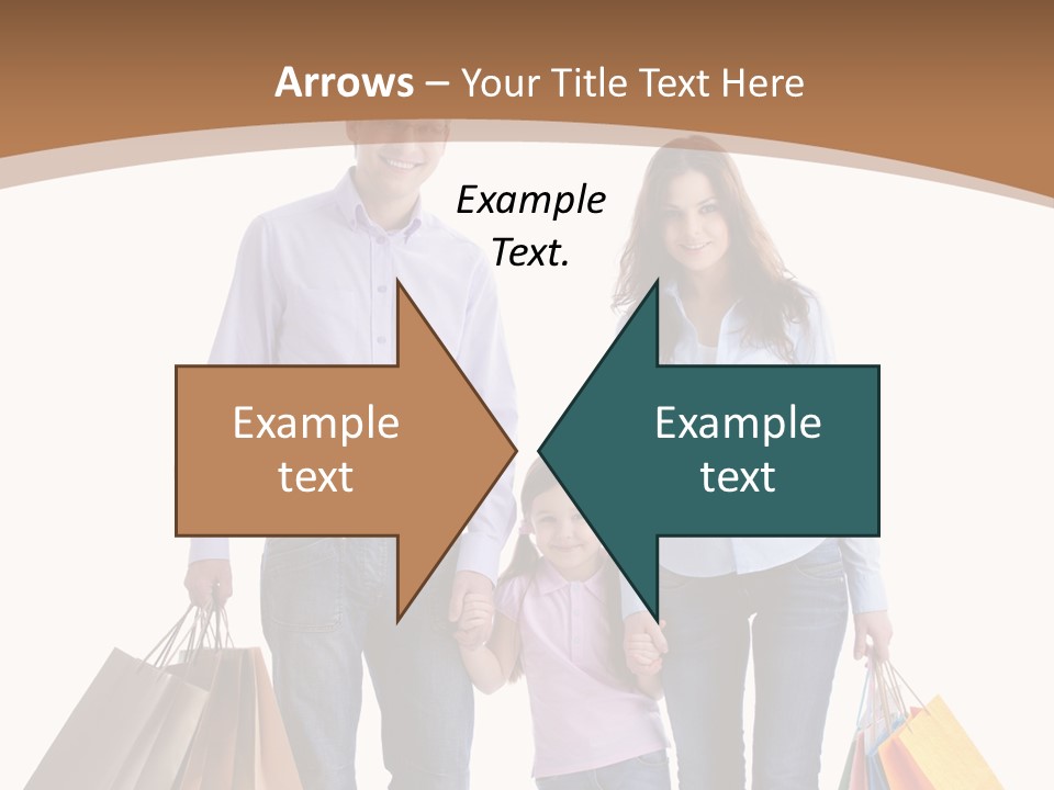 Spending Fashion Shopper PowerPoint Template