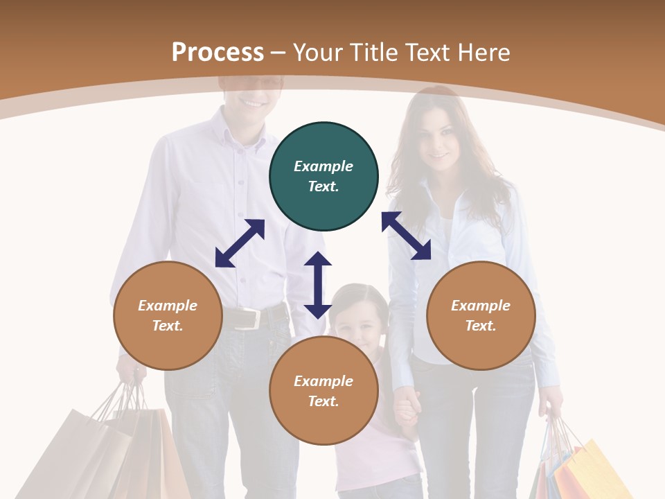 Spending Fashion Shopper PowerPoint Template