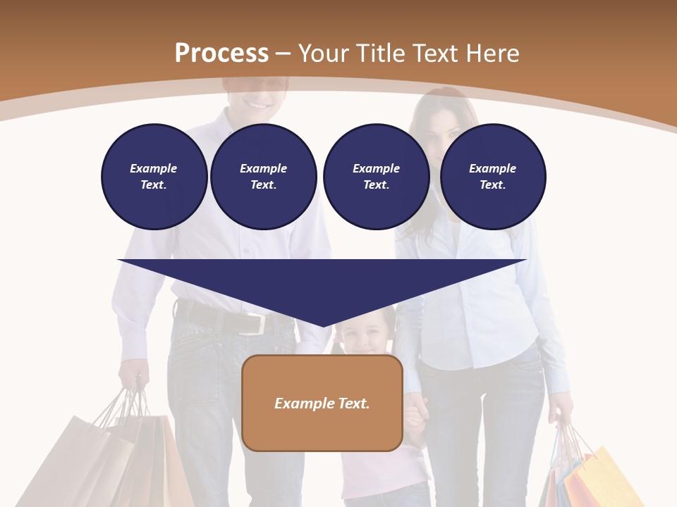 Spending Fashion Shopper PowerPoint Template