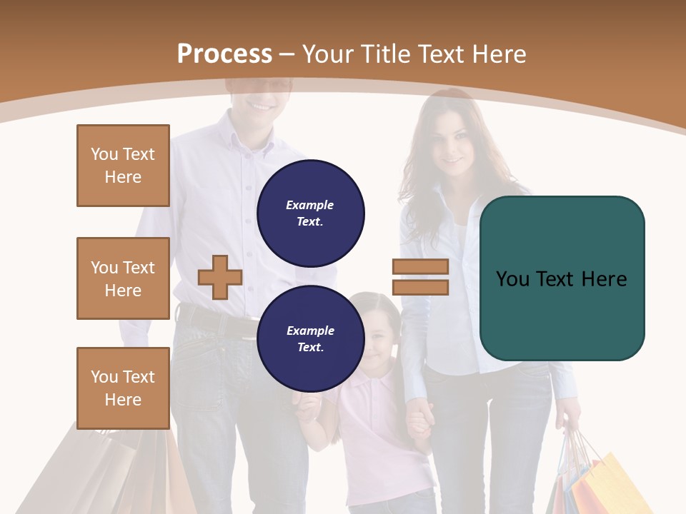 Spending Fashion Shopper PowerPoint Template