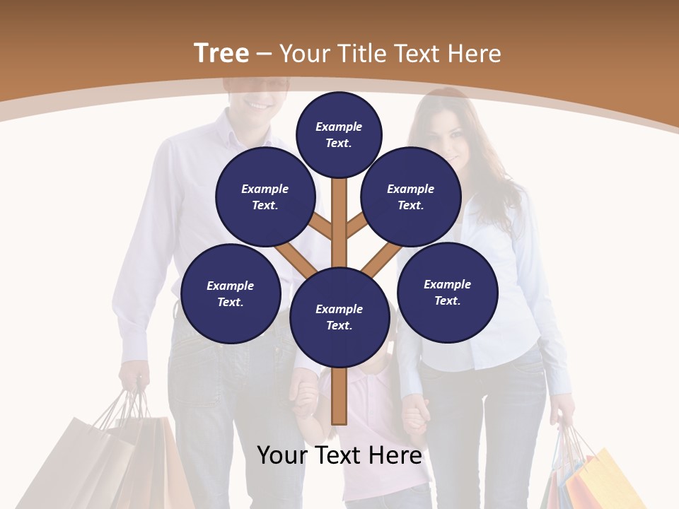 Spending Fashion Shopper PowerPoint Template