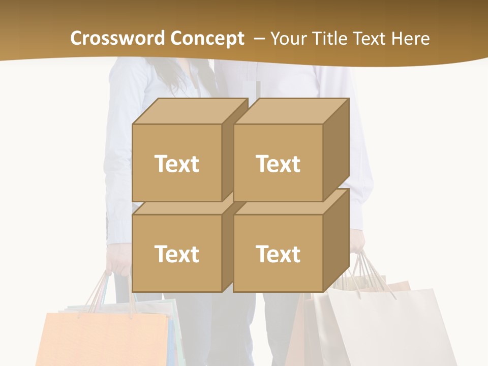 Bag Little Shopping PowerPoint Template