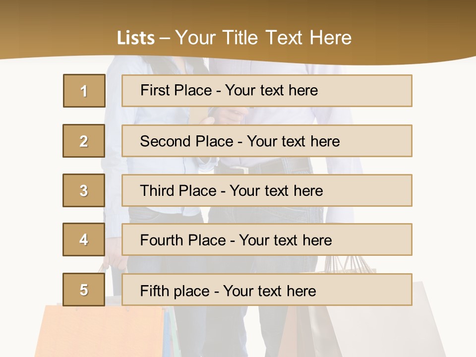 Bag Little Shopping PowerPoint Template