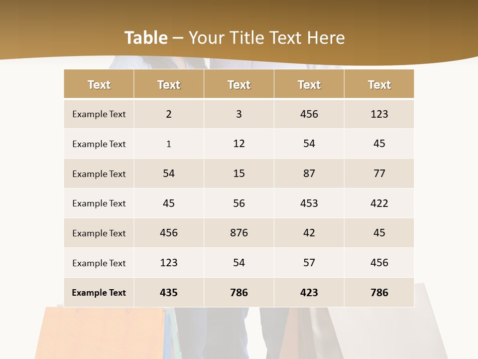 Bag Little Shopping PowerPoint Template
