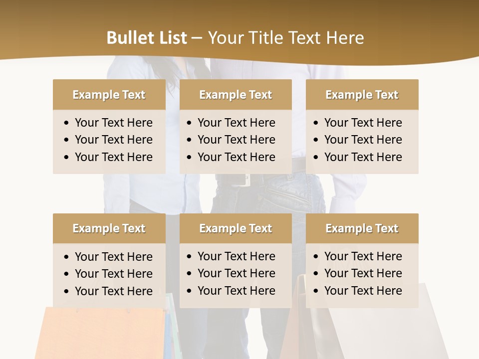 Bag Little Shopping PowerPoint Template