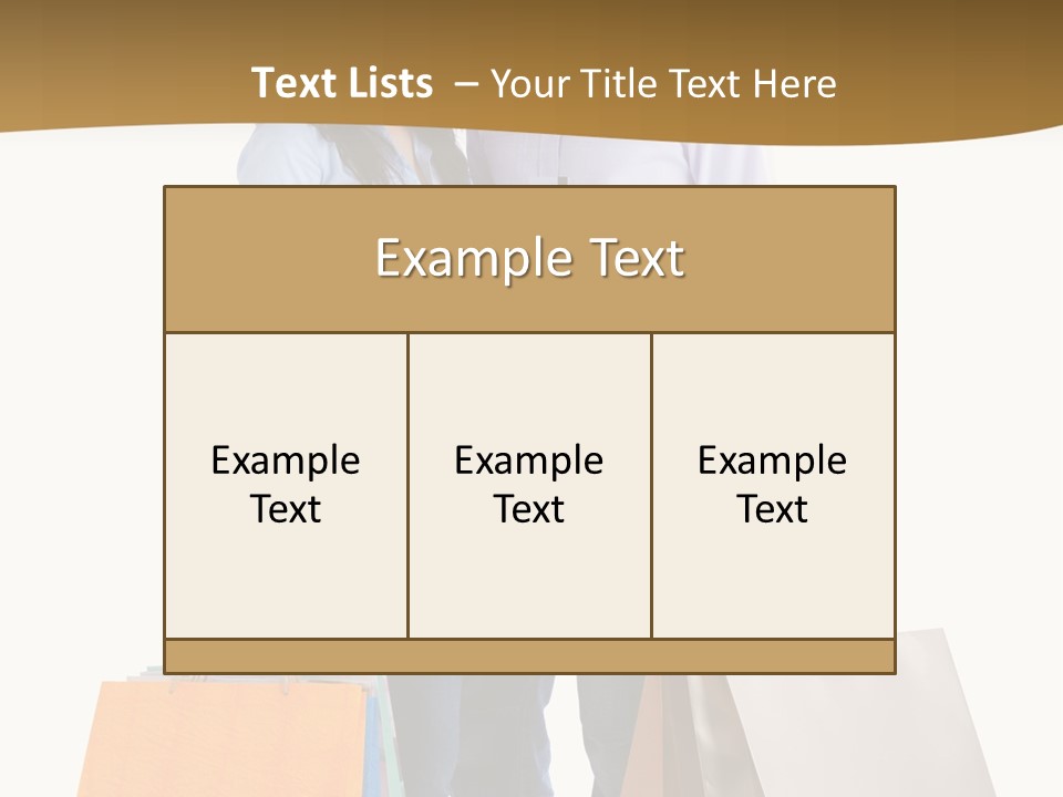 Bag Little Shopping PowerPoint Template