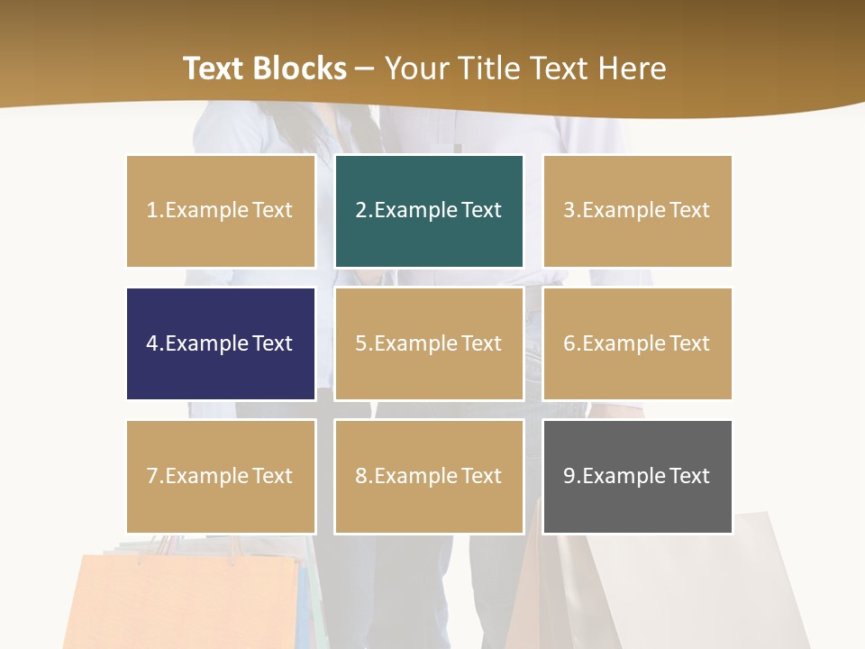 Bag Little Shopping PowerPoint Template