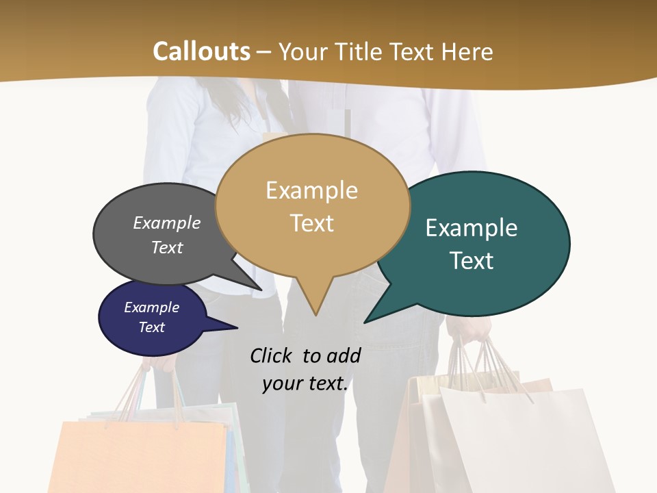 Bag Little Shopping PowerPoint Template