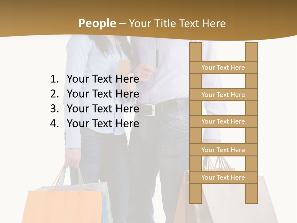 Bag Little Shopping PowerPoint Template