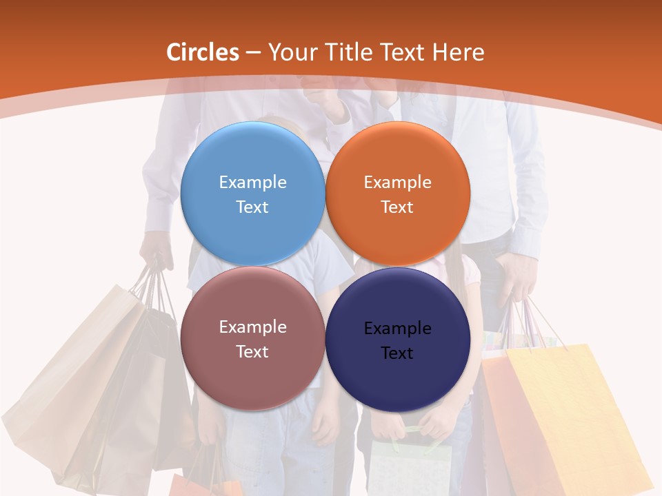 Female Caucasian Purchase PowerPoint Template