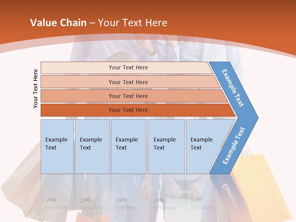 Female Caucasian Purchase PowerPoint Template