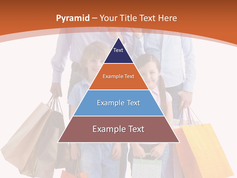 Female Caucasian Purchase PowerPoint Template