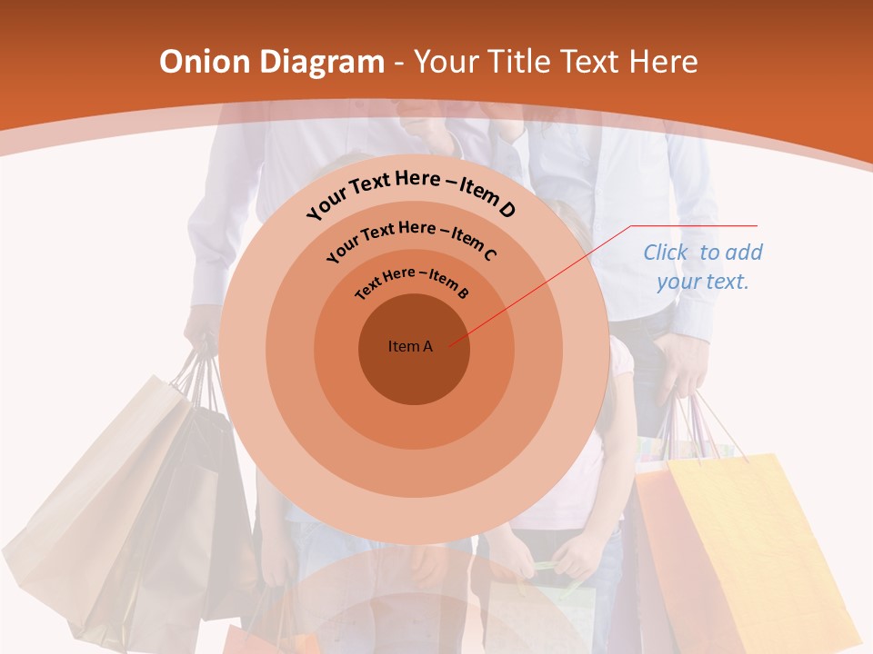 Female Caucasian Purchase PowerPoint Template