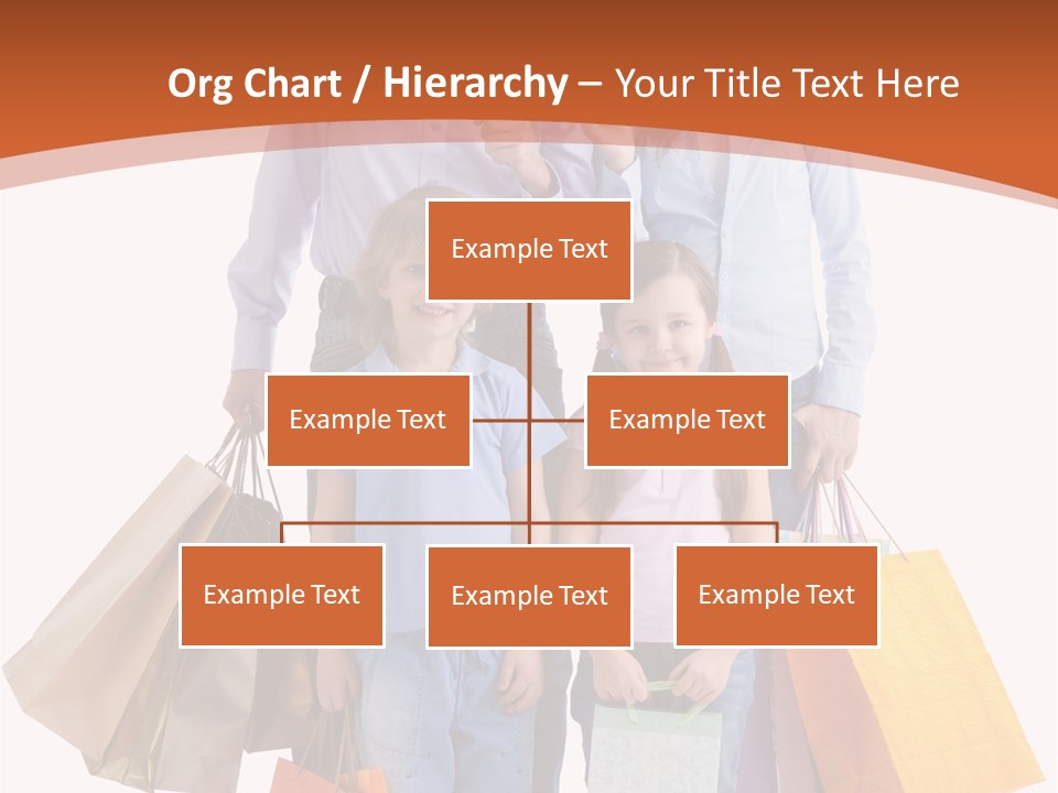 Female Caucasian Purchase PowerPoint Template