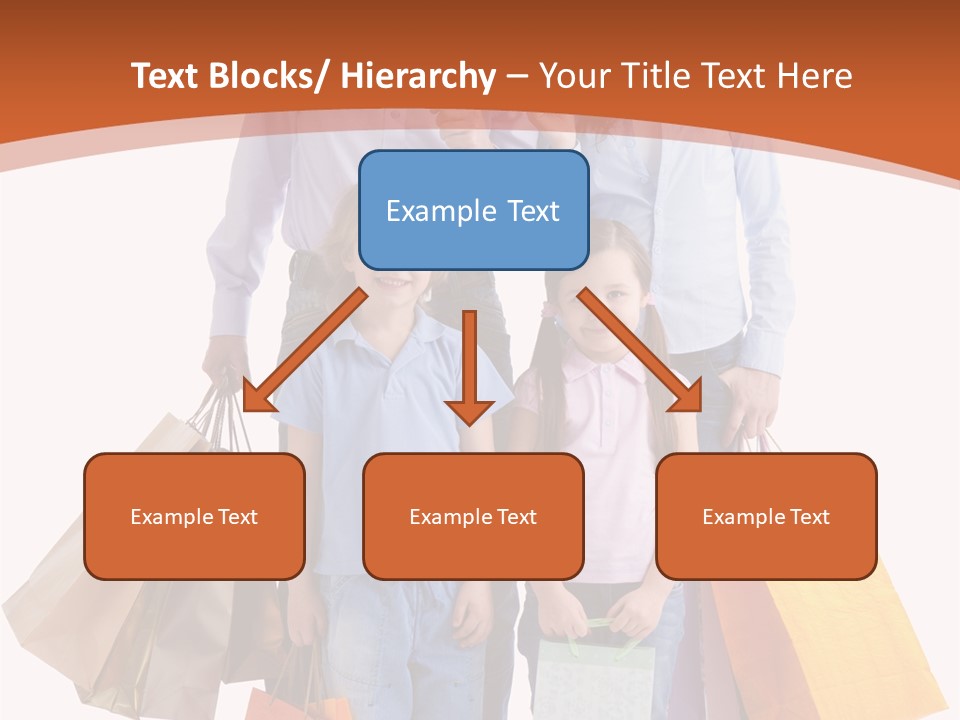 Female Caucasian Purchase PowerPoint Template