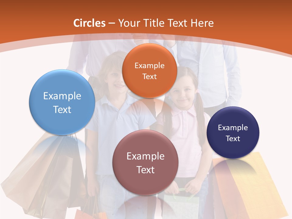 Female Caucasian Purchase PowerPoint Template