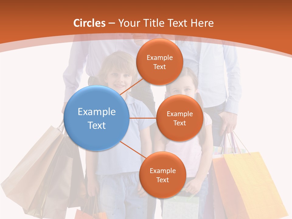 Female Caucasian Purchase PowerPoint Template