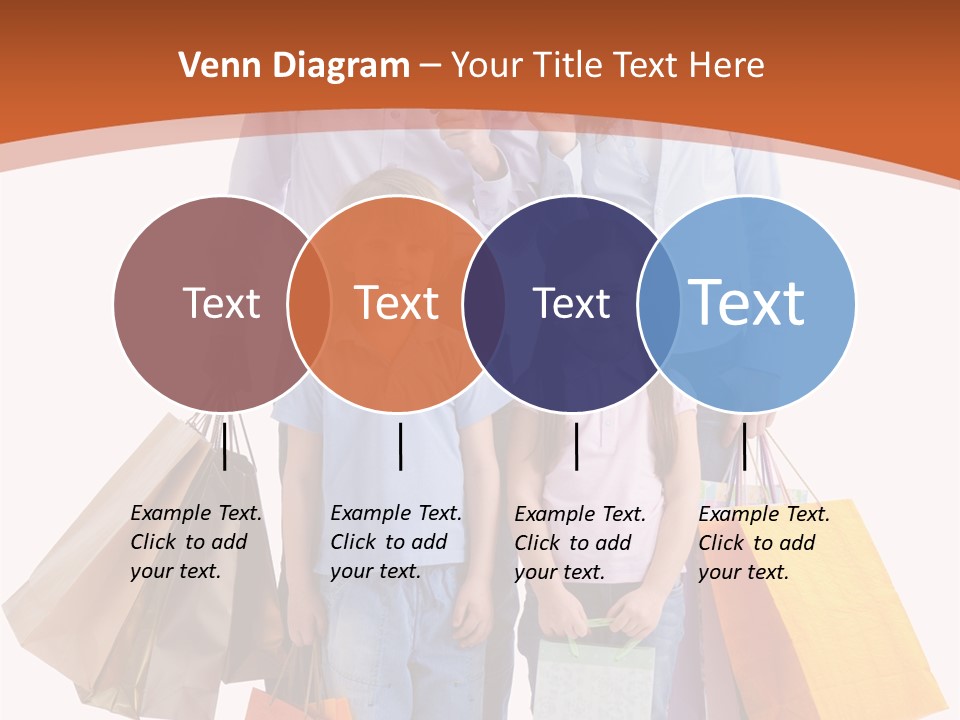 Female Caucasian Purchase PowerPoint Template