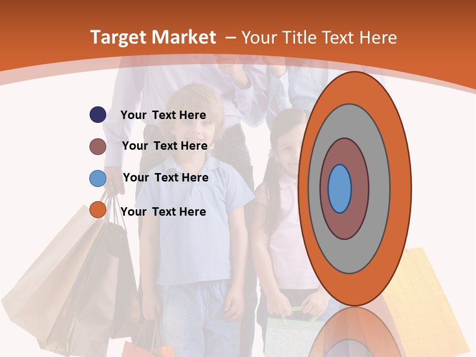 Female Caucasian Purchase PowerPoint Template