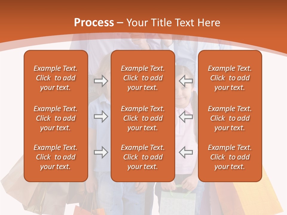Female Caucasian Purchase PowerPoint Template