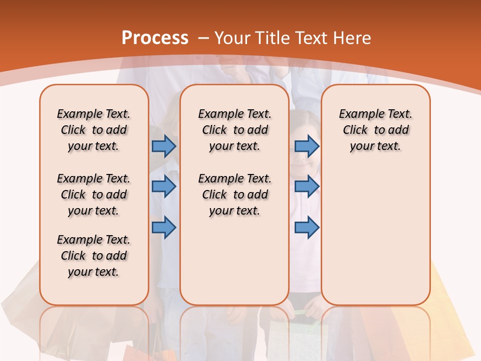 Female Caucasian Purchase PowerPoint Template
