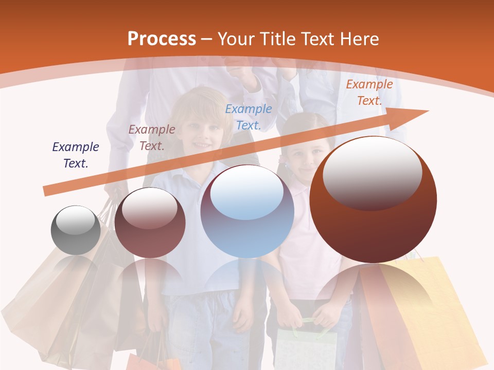 Female Caucasian Purchase PowerPoint Template