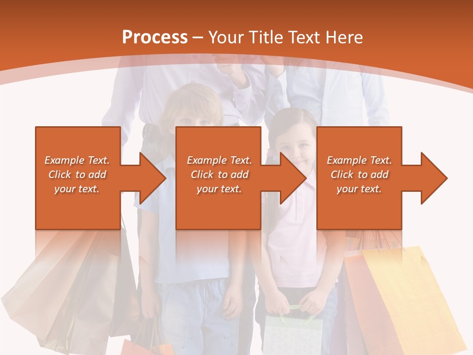 Female Caucasian Purchase PowerPoint Template