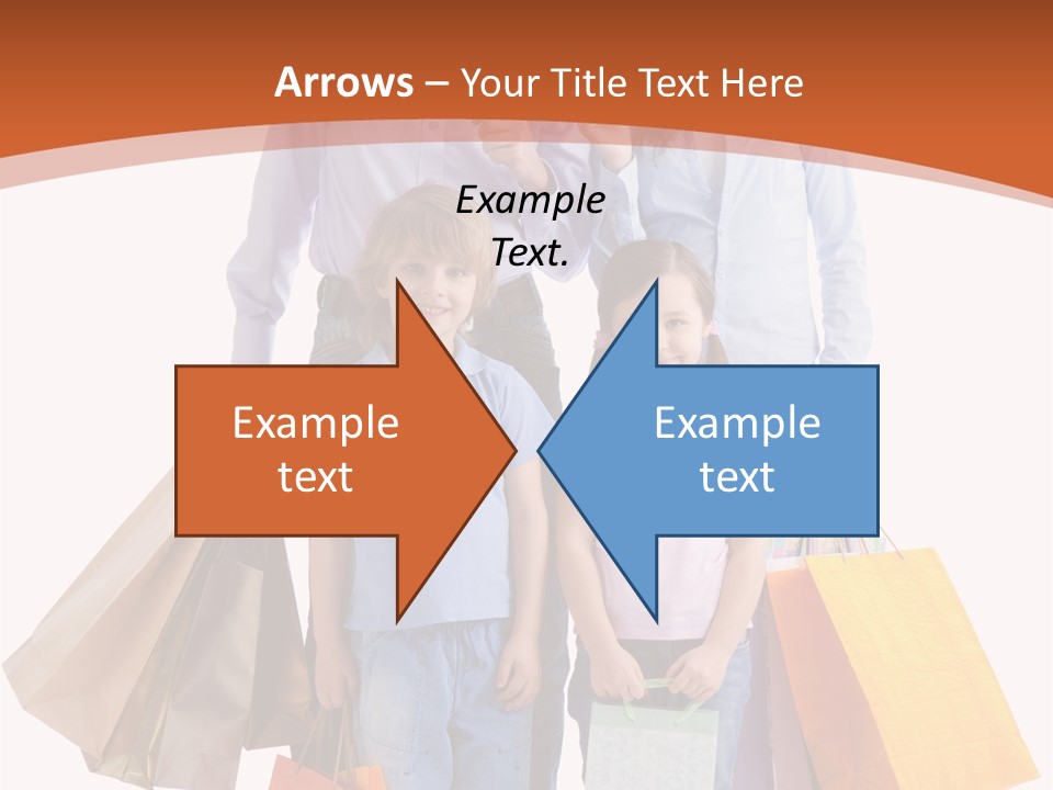 Female Caucasian Purchase PowerPoint Template