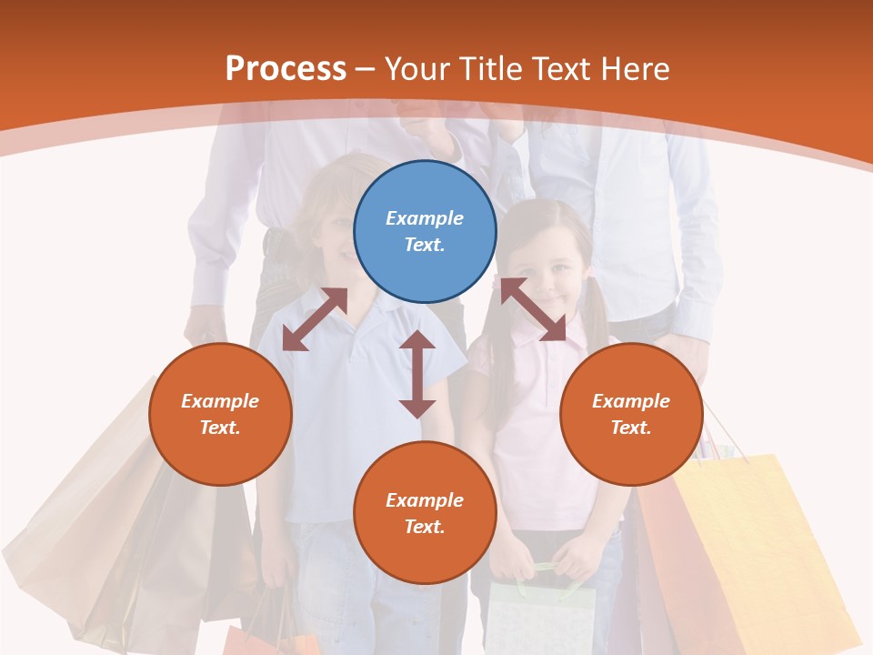Female Caucasian Purchase PowerPoint Template