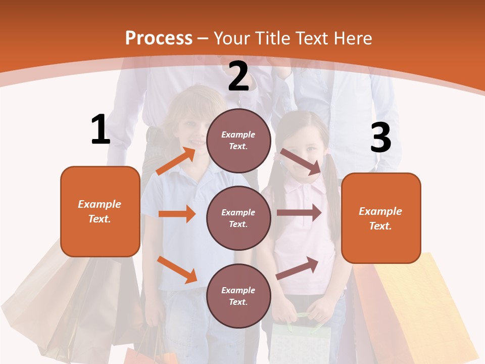 Female Caucasian Purchase PowerPoint Template
