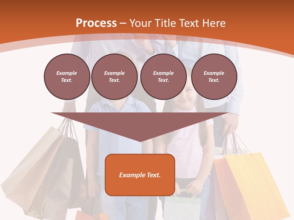 Female Caucasian Purchase PowerPoint Template