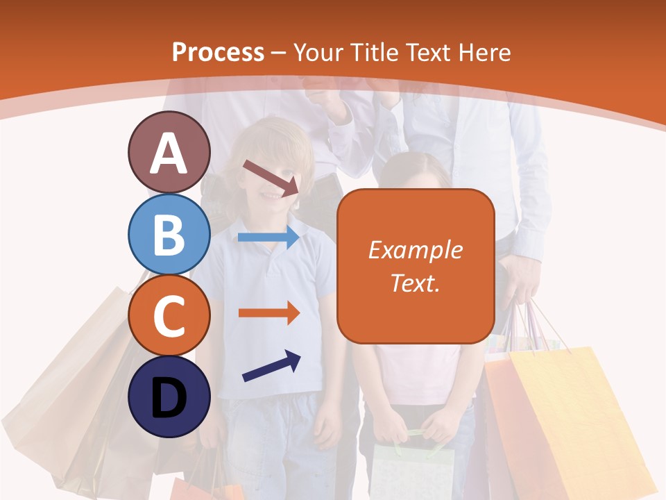 Female Caucasian Purchase PowerPoint Template