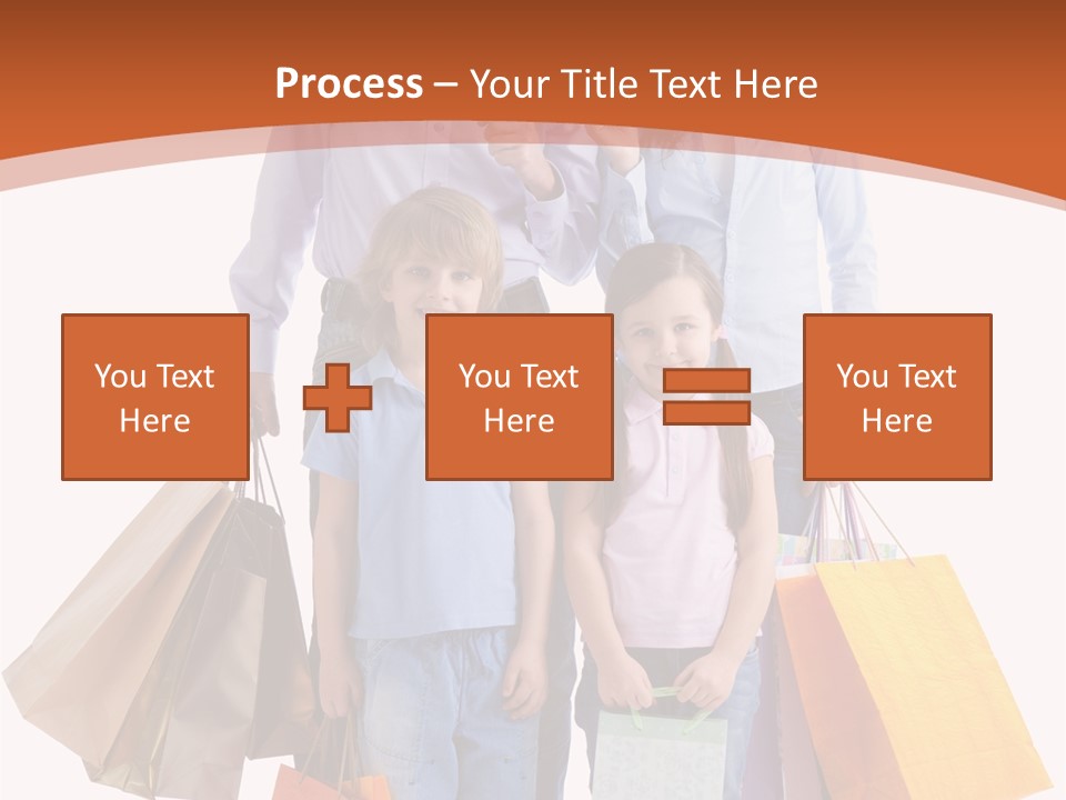 Female Caucasian Purchase PowerPoint Template