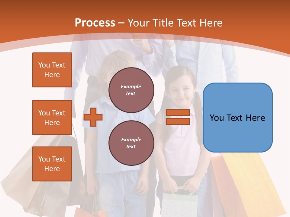Female Caucasian Purchase PowerPoint Template