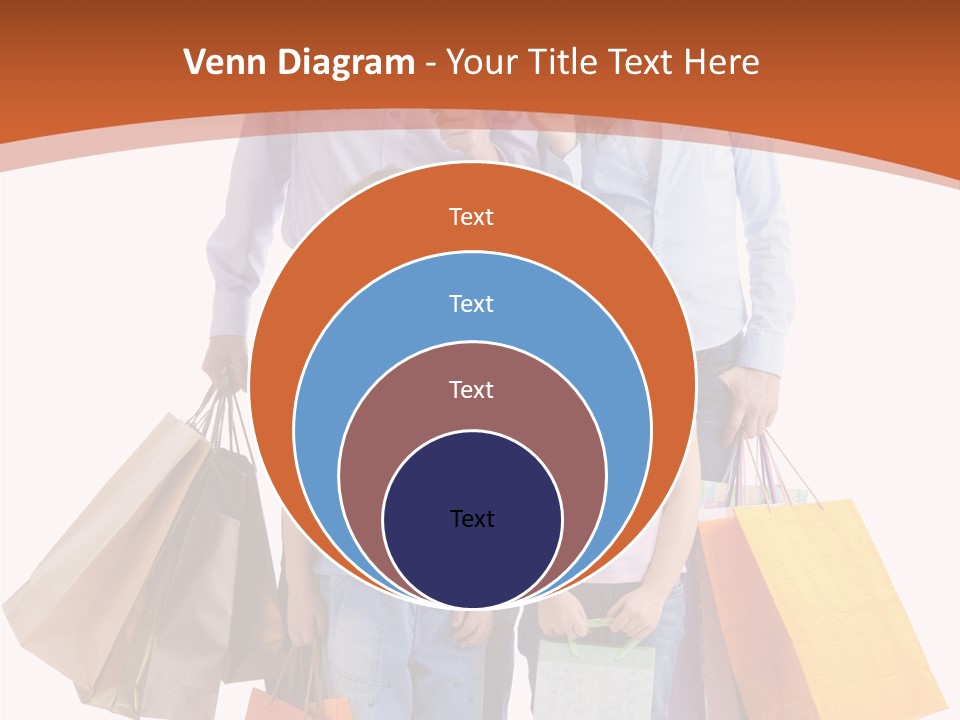 Female Caucasian Purchase PowerPoint Template