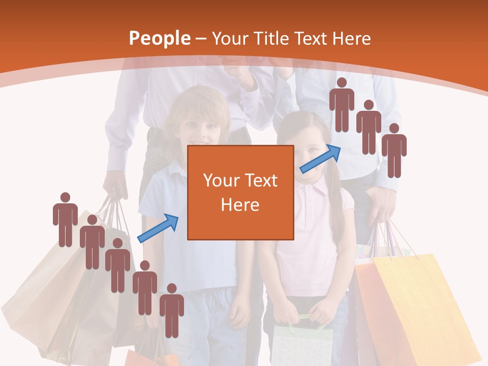 Female Caucasian Purchase PowerPoint Template