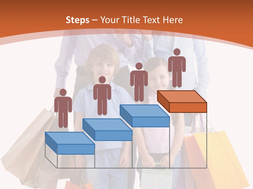 Female Caucasian Purchase PowerPoint Template