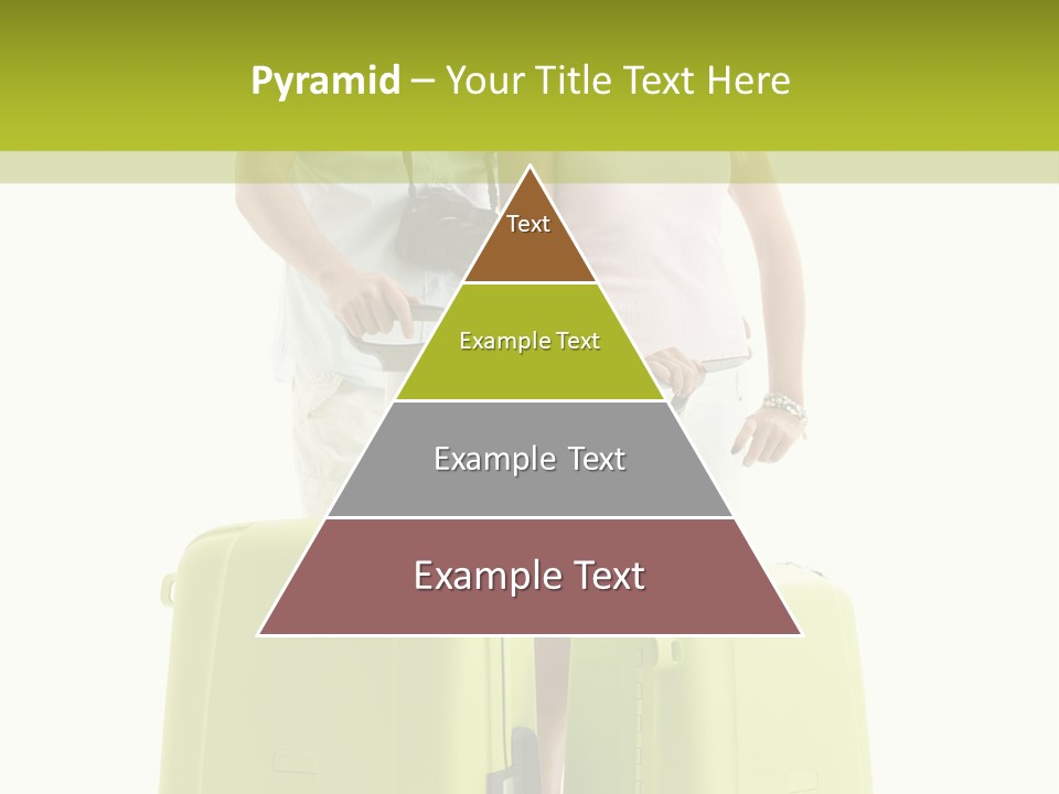 Two Green Female PowerPoint Template