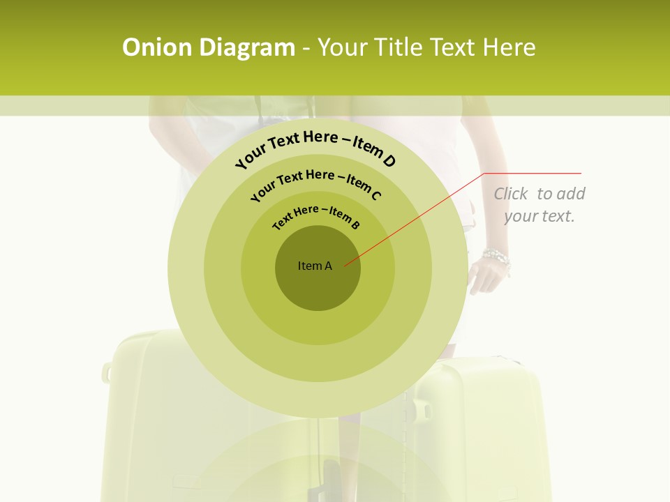 Two Green Female PowerPoint Template