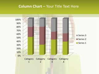 Two Green Female PowerPoint Template