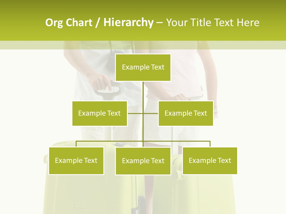 Two Green Female PowerPoint Template