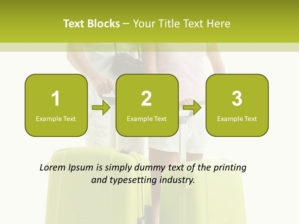 Two Green Female PowerPoint Template