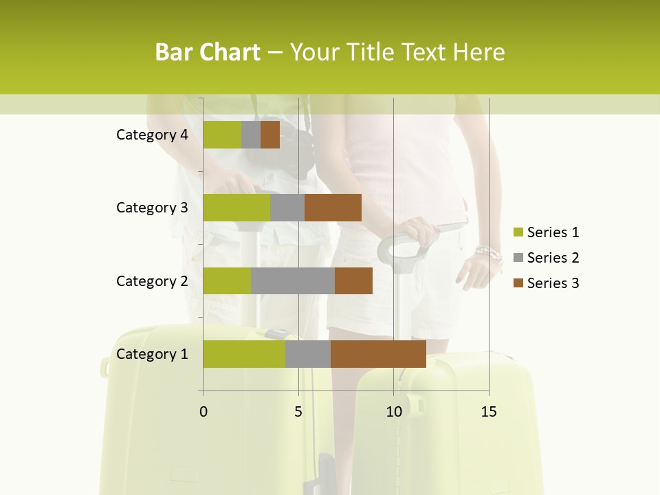 Two Green Female PowerPoint Template