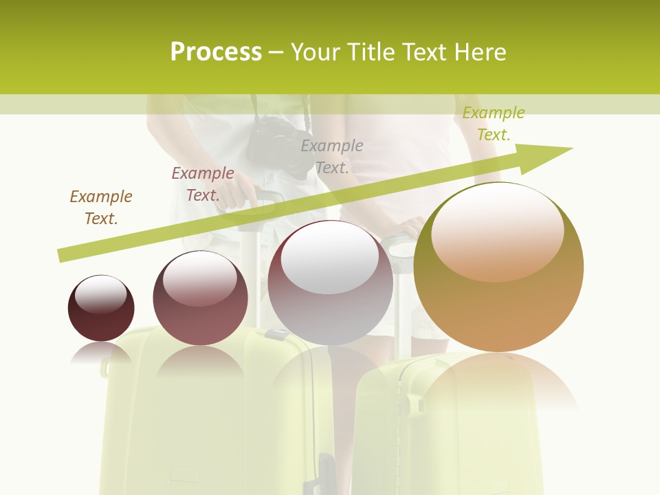 Two Green Female PowerPoint Template