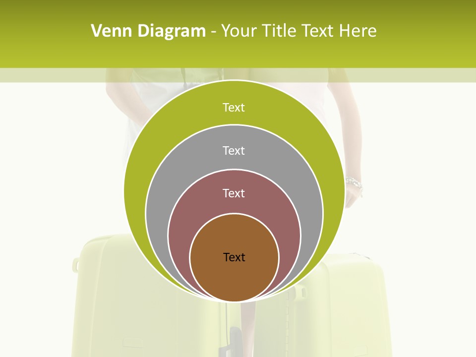 Two Green Female PowerPoint Template