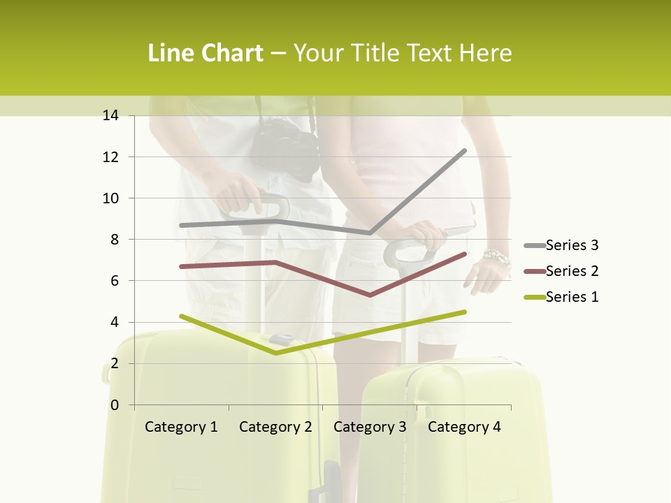 Two Green Female PowerPoint Template
